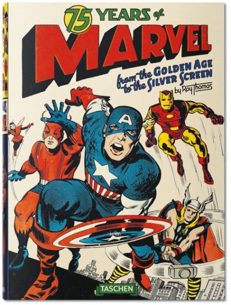 Portada del libro '75 años de Marvel Cómics'. Foto cortesía de Taschen/Marvel.