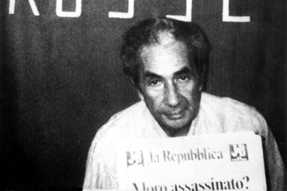 Aldo Moro durante su secuestro en 1978
