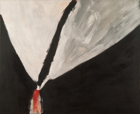 José Guerrero, La brecha de Víznar, 1966, óleo sobre lienzo, 196 x 238 cm, Centro José Guerrero, Diputación de Granada, Granada.