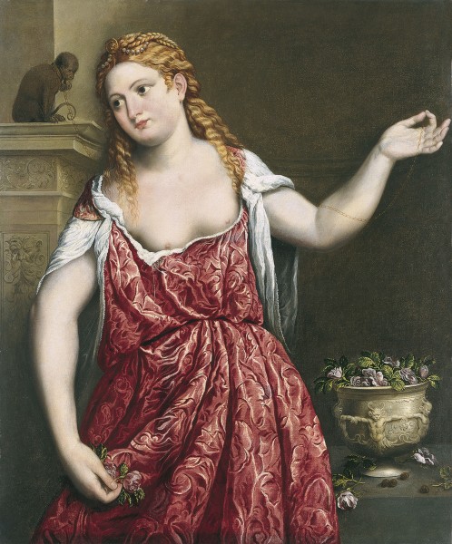 Retrato de una joven, de Paris Bordone (1543-1550). Colección Museo Thyssen.