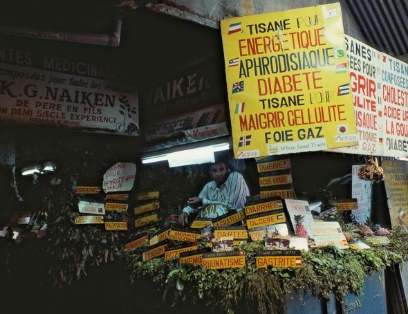 Mercado de remedios  en Mauricio. Foto: Eduardo Aznar.