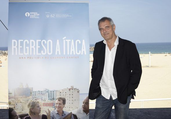 El director de cine Laurent Cantet durante el pasado Festival de Cine de San Sebastián. 