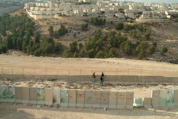 Muro de separación entre Israel y Palestina. Foto: Dafna Kaplan. 