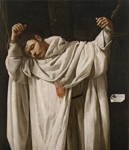 Francisco de Zurbarán Spanish, 1598–1664 Saint Serapion, 1628 Oil on canvas; 47 5/16 x 40 15/16 in. Wadsworth Atheneum Museum of Art The Ella Gallup Sumner and Mary Catlin Sumner Collection Fund, 1951.40