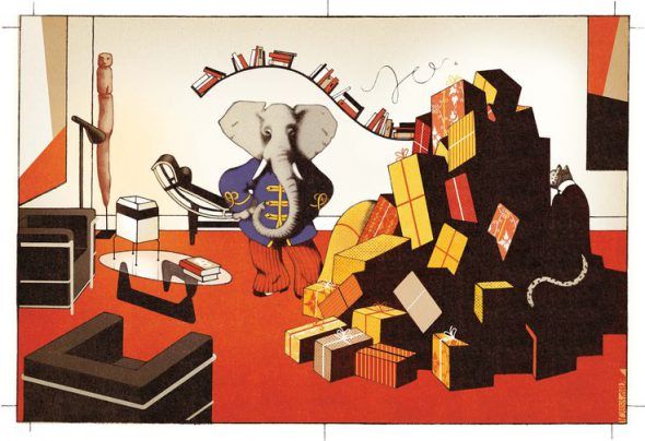 ‘La memoria del elefante’. Sophie Strady, ilustraciones de Jean-François Martin.