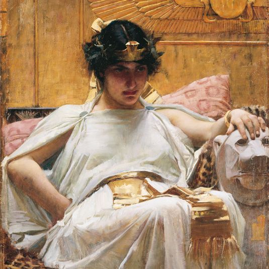 Cleopatra de John William Waterhouse.