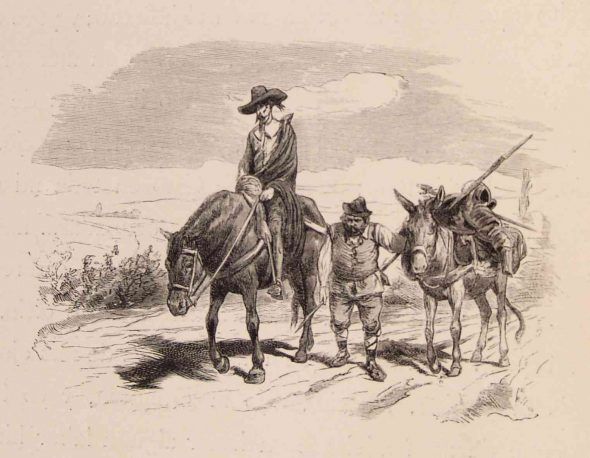 Ilustración de El Quijote.