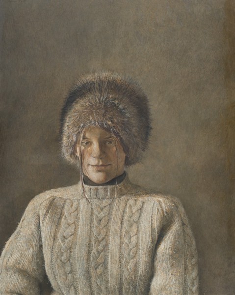 Andrew Wyeth. 'Mi joven amiga, 1970'. Museo Thyssen-Bornemisza