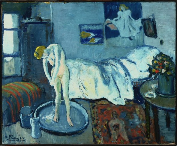 Pablo Picasso. 'La habitación azul'. Obra dentro de la Phillips Collection.