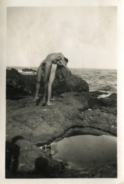 Imagen tomada por un fotógrafo alemán anónimo en Tenerife en los años 40 o 50.
