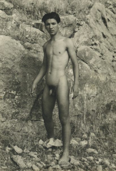 Desnudo masculino de fotógrafo anónimo de los años 50.