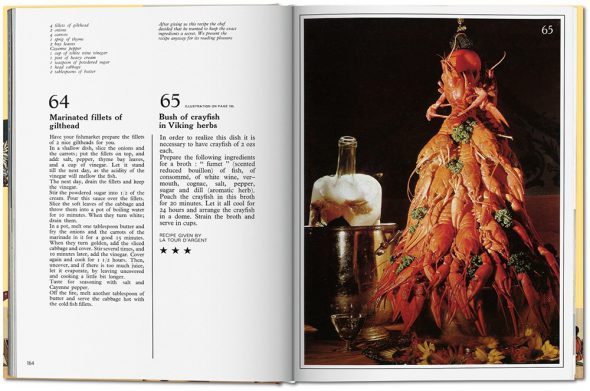 Recetas en la edición inglesa del libro de cocina de Dalí. La edición Española puede adquirirse desde hoy. 