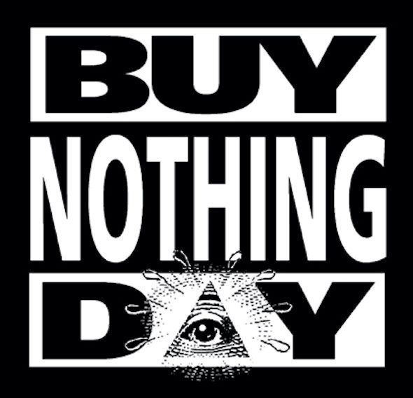 Imagen del 'Buy Nothing Day'.
