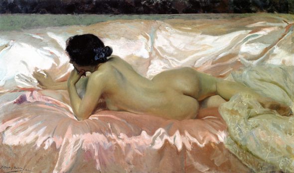 Joaquín Sorolla. Desnudo de mujer..1902. Colección particular. 