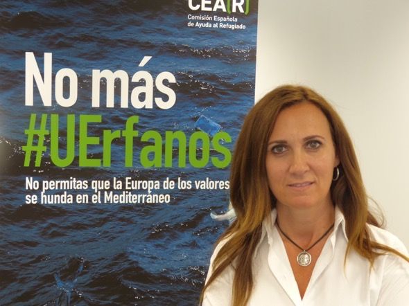 Estrella Galán, Secretaria General de La Comisión Española de Ayuda al Refugiado. Foto: CEAR.