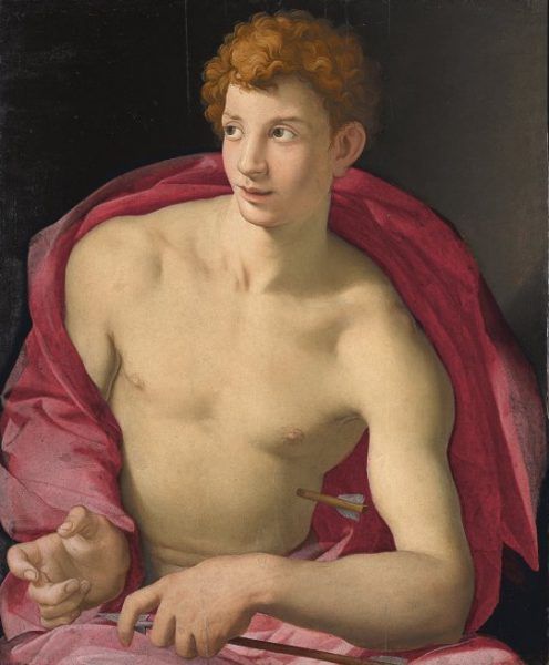 Bronzino (Agnolo di Cosimo di Mariano). 'San Sebastián'.