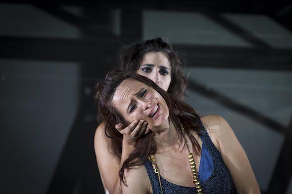 La actriz Aitana Sánchez Gijón protagoniza Las Troyanas en el Festival de Teatro Clásico de Mérida. Foto: Jero Morales