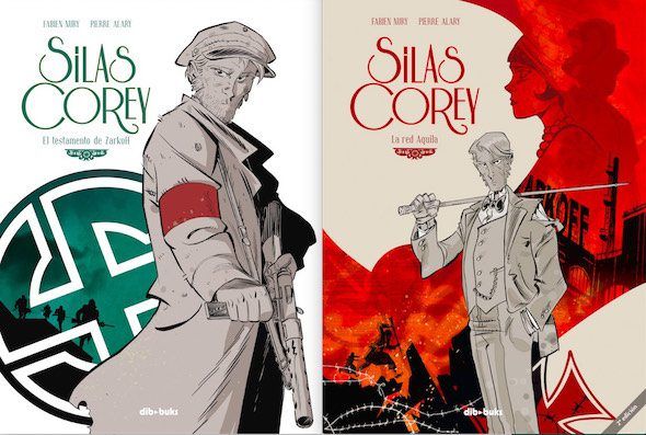 Dos portadas de los cómic de Silas Corey.