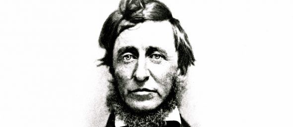 Retrato de Thoreau, padre de la ecología y la desobediencia civil.