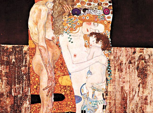 Detalle del cuadro 'Las tres edades de la mujer' de Gustav Klimt.