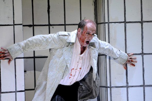El tenor Kurt Streit interpreta al dictador Lucio Silla en la ópera homónima de Mozart. Foto: A. Bofill