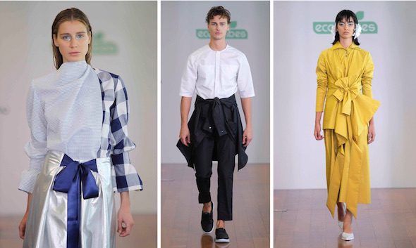 Tres propuestas de María Clè en la Semana de la Moda de Madrid. 