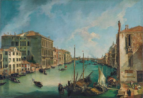 Canaletto. El Gran Canal desde San Vio (1723-24).