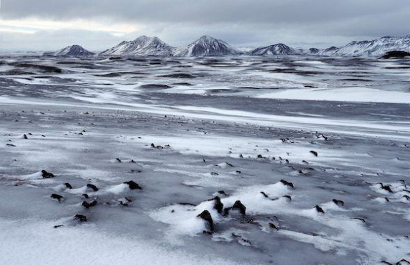 El frío extremo habita en los paisajes del norte. Foto: Andoni Canela.