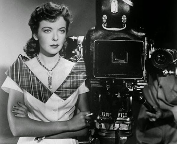 La cineasta Ida Lupino. 