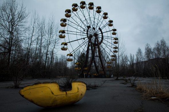 Una fotografía del trabajo Monólogo sobre Chernóbyl del fotógrafo Raúl Moreno.