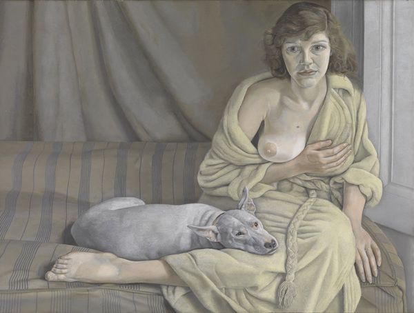 Lucian Freud, Chica con perro blanco 1950-1 © Tate