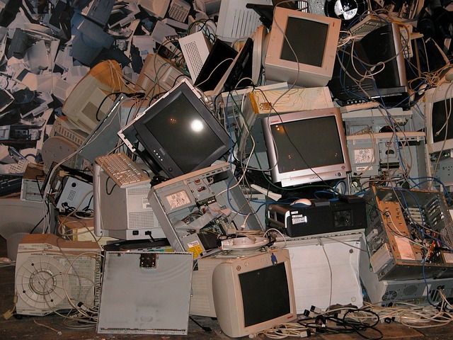 Centro de reciclaje de ordenadores. Foto: Pixabay.