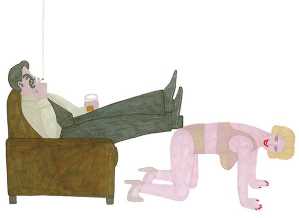 Una ilustración de Elisa Arguilé para la edición del libro 'Una rubia imponente' de Dorothy Parker