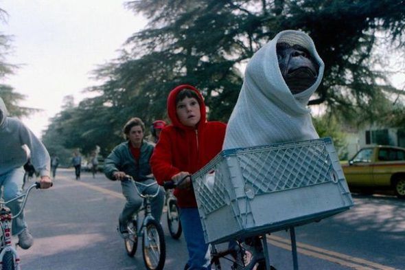 Las bicicletas en 'E.T, el extraterrestre'