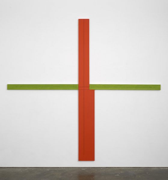 Robert Mangold. Red/Green+Whitin+Painting, 1982. Foto: Cortesía del artista y Centro de Artes Visuales Fundación Helga de Alvear Cáceres.
