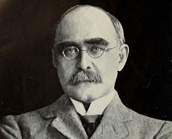 El escritor Rudyard Kipling.