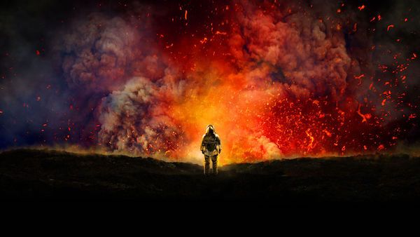 Un fotograma de la película 'Dentro del volcán' de Werner Herzog.