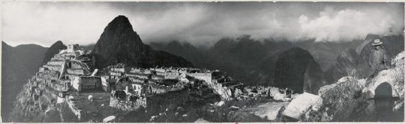 Una fotografía de Machu Picchu, Perú, tomada por Hiram Bingham en 1912.