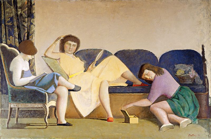 Balthus. Las tres hermanas, 1955 (Les Trois soeurs). Colección Patricia Phelps de Cisneros.