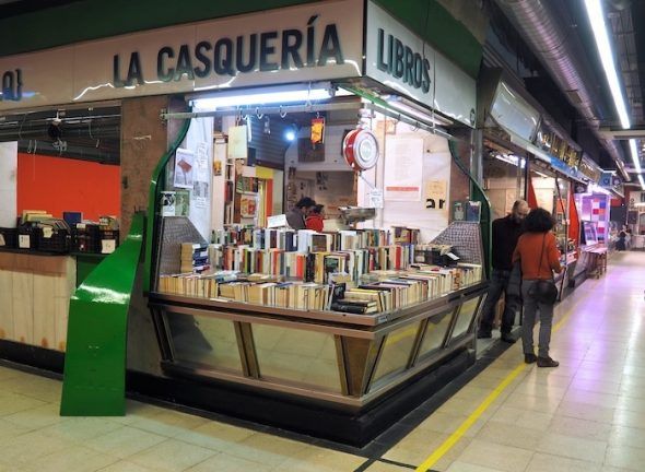 Librería La Casquería en Lavapiés. 