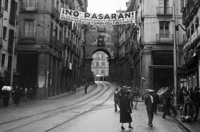 Imagen de Madrid en 1936.