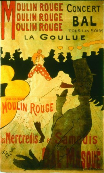 Henri de Toulouse-Lautrec, (1864-1901), Moulin Rouge, La Goulue, 1891. Colección particular. Cortesia Galerie Documents, París.