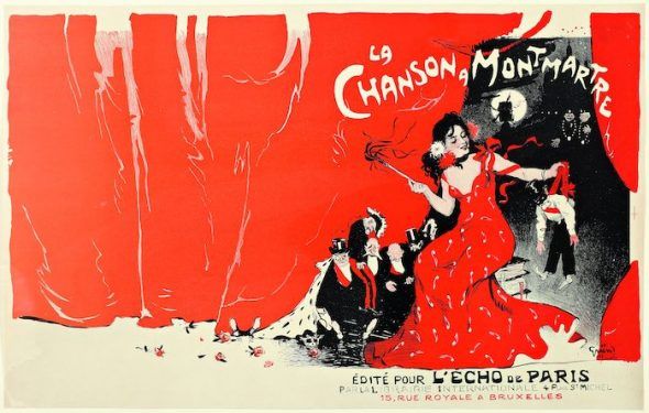 Jules Grün (1868-1938), La canción de Montmartre, 1900. Colección particular.