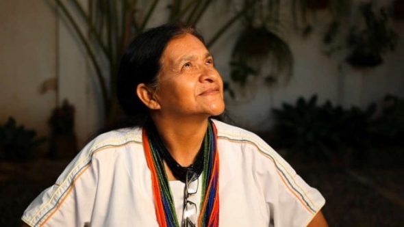 La líder de la etnia ahuaca de Colombia Leonor Zalabata.