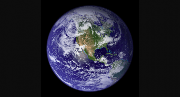 La Tierra en una imagen de la NASA.