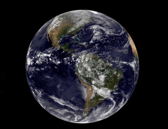 El planeta Tierra en una imagen de la NASA. 