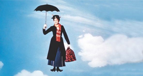 Un fotograma de la película Mary Poppins. 