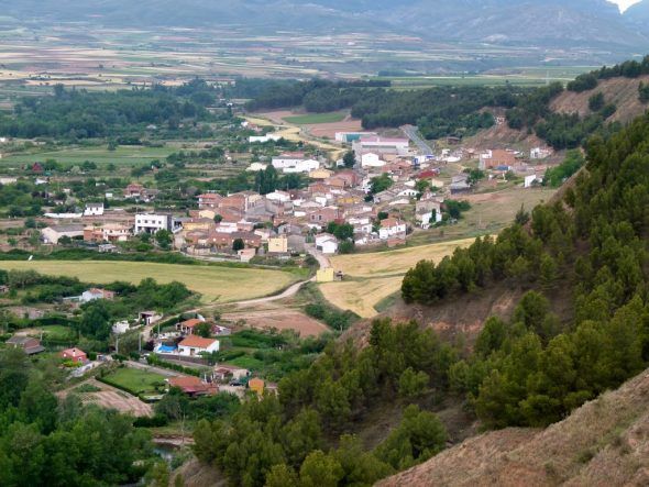 El pueblo de Murillo de Lezo en La Rioja. 