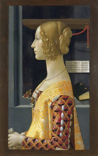 Retrato de Giovanna Tornabuoni de Domenico Ghirlandaio. Foto: Museo Nacional Thyssen-Bornemisza. 