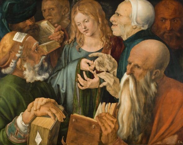‘Jesús entre los doctores’ (1506). Alberto Durero. Museo Thyssen.